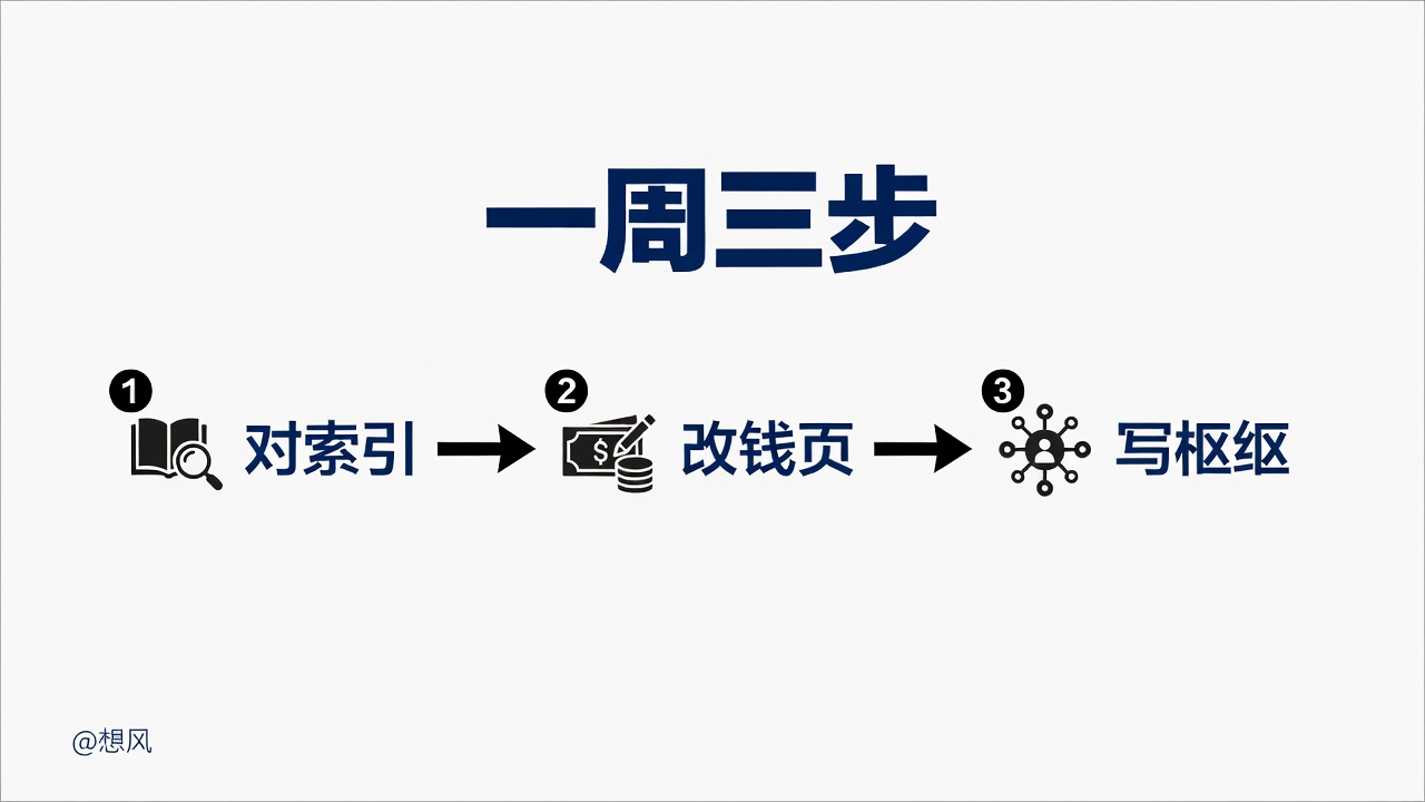 ecommerce seo 一周三步:对索引、改钱页、写枢纽